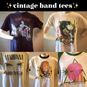 Vintage Band / Concert Tees! 🤟✨